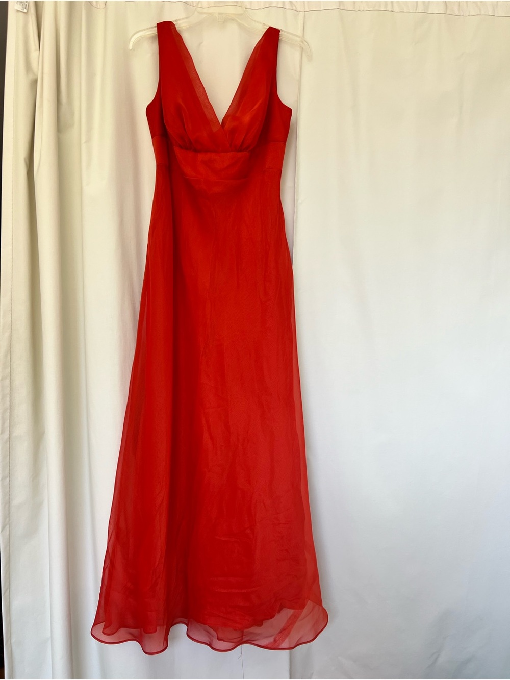 Watters & Watters gown, size 12, Fall orange